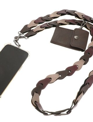 Telefoonkoord Met Portemonneetje Jip  Burgundy