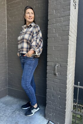Jeans Amber Donkerblauw