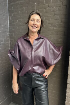 Blouse Kate Leer Burgundy