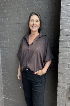 Blouse Olivia Bruin
