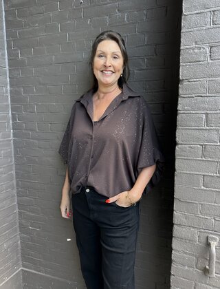 Blouse Olivia Bruin