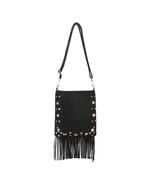 Tas Fringle studs zwart