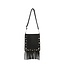 Tas Fringle studs zwart