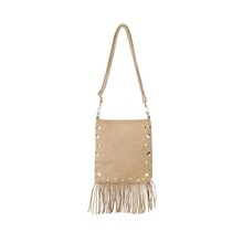 Tas Fringle studs beige