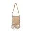 Tas Fringle studs beige