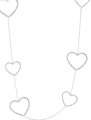 Ketting Hart Lang Zilver