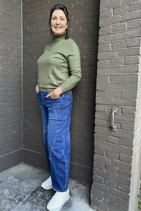 Jeans Balloon Stella Blauw