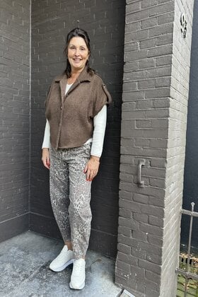 Vest Iza Bruin