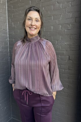 Top Lara Aubergine