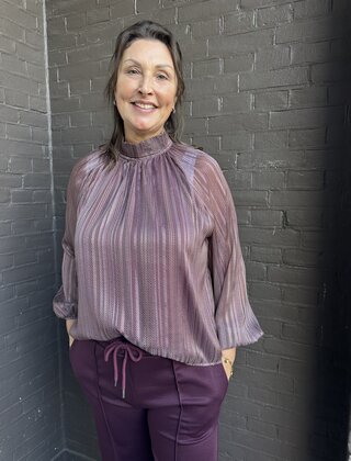 Top Lara Aubergine