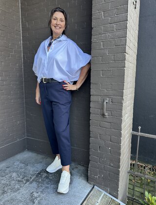 Broek Balloon Romy Blauw