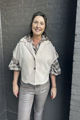 Vest Iza beige
