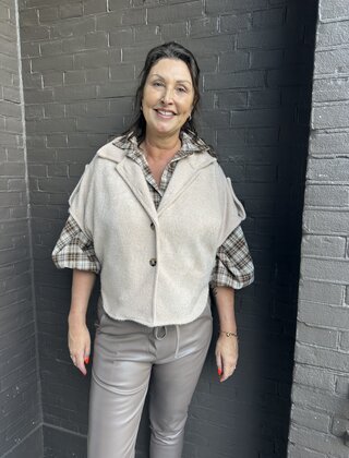 Vest Iza beige