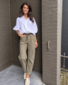 Broek Kim camel