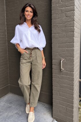 Broek Kim camel