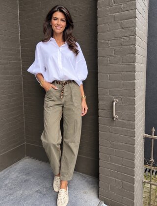 Broek Kim camel