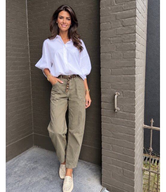 Broek Kim camel