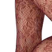 Panty Fiore bordeaux