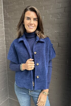 Vest Iza blauw