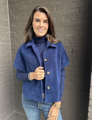 Vest Iza blauw