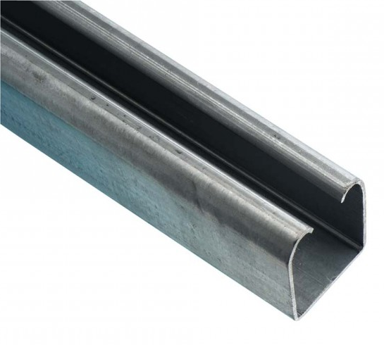 Industrieel RVS Schuifsysteem Geleidingsrail voor Strokengordijn per meter