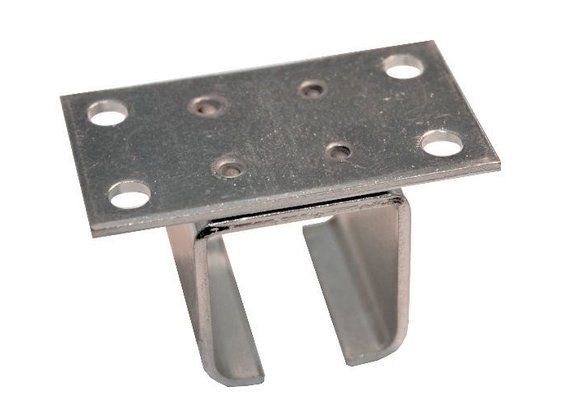 Plafondsteun voor ophangen Industrieel RVS Schuifsysteem