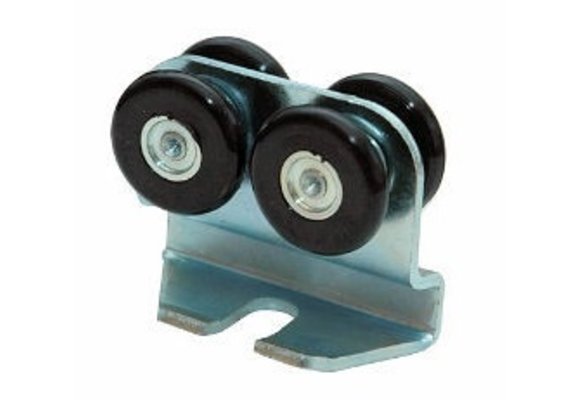 Dubbel-wiel voor Verschuifbaar Industrieel "Hook-on" Ophangsysteem