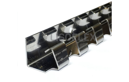 Strokengordijn Industrieel "Hook-on" Ophangsysteem RVS Los - 98,4 cm