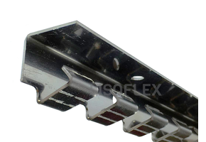 Strokengordijn Industrieel "Hook-on" Ophangsysteem RVS Los - 123,0 cm