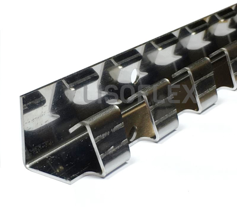 Strokengordijn Industrieel "Hook-on" Ophangsysteem RVS Los - 131,2 cm