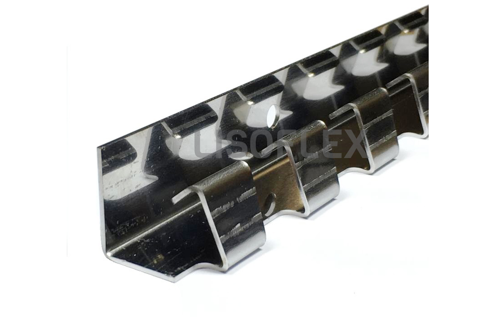 Strokengordijn Industrieel "Hook-on" Ophangsysteem RVS Los - 168,1 cm