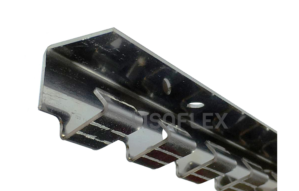 Strokengordijn Industrieel "Hook-on" Ophangsysteem RVS Los - 168,1 cm