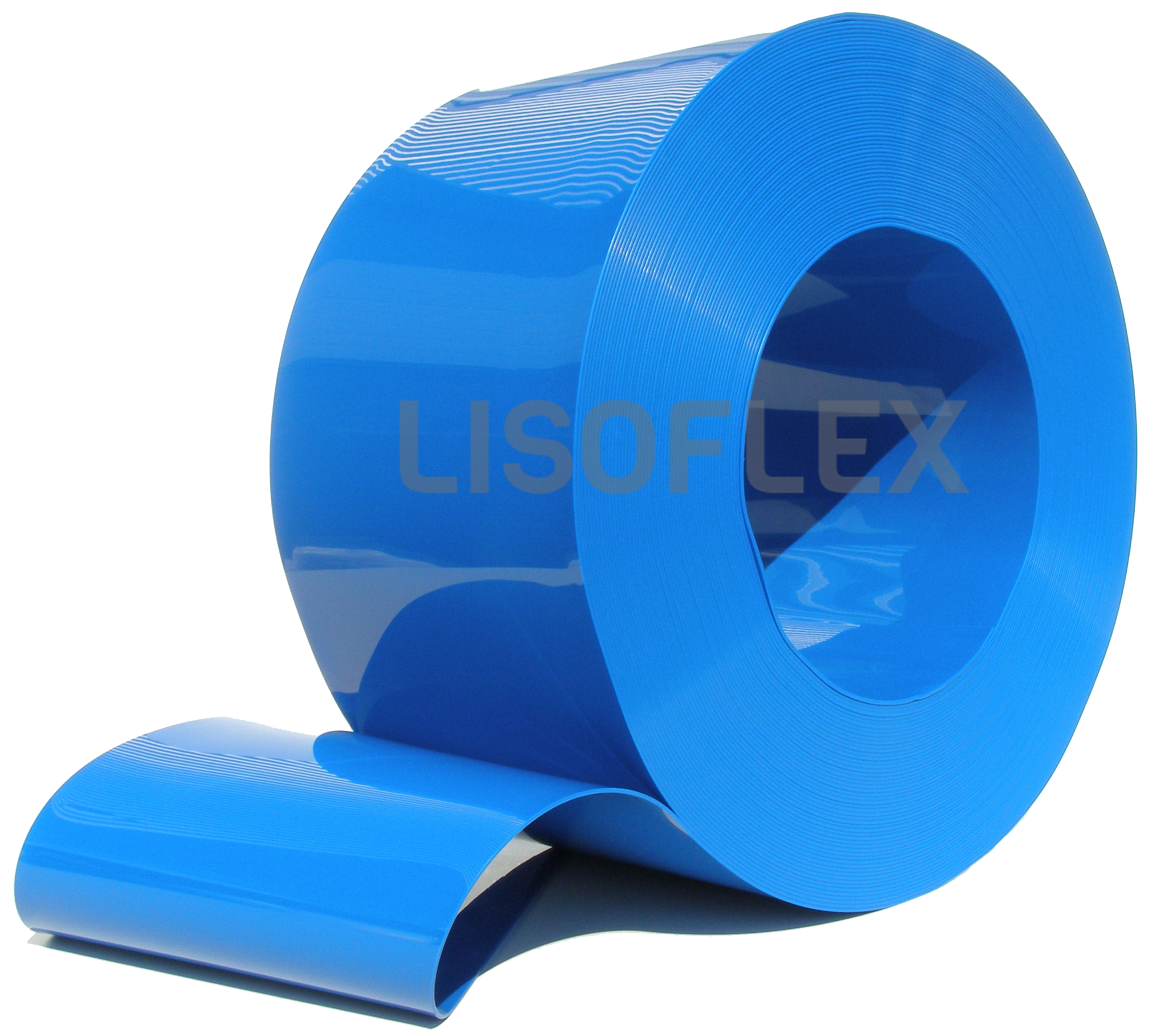 Pvc op de rol 20cm breed 2mm dik rol a 50 meter Blauw