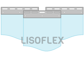 Strokengordijn op Maat - Kant en Klaar - Transparant pvc stroken 100x2mm