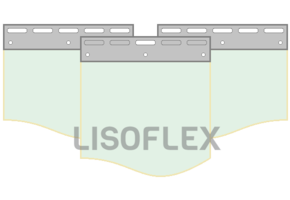 Strokengordijn op Maat - Kant en Klaar - MAT Transparant pvc stroken 200x2mm