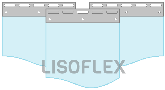Strokengordijn op Maat - Kant en Klaar - Diepvrieskwaliteit Transparant pvc stroken 200x2mm