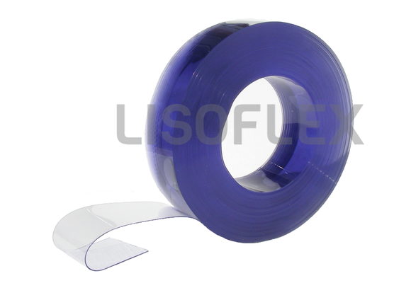Pvc stroken per meter 100x2mm Transparant