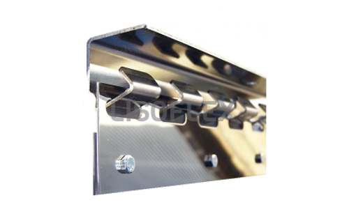 Strokengordijn op Maat - Kant en Klaar - Transparant pvc stroken 300x3mm