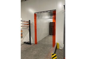 Strokengordijn op Maat - Kant en Klaar - Transparant pvc stroken 200x2mm