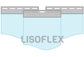 Strokengordijn op Maat - Kant en Klaar - Antistatisch Transparant pvc stroken 200x2mm