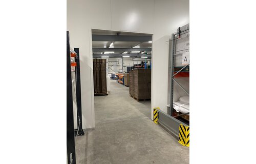 Strokengordijn op Maat - Kant en Klaar - Blauw Ondoorzichtig pvc stroken 200x2mm