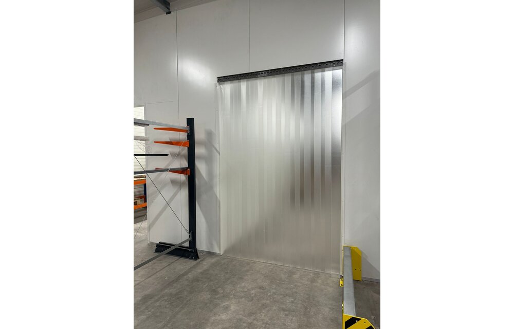 Strokengordijn op Maat - Kant en Klaar - MAT Transparant pvc stroken 200x2mm