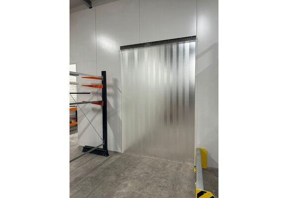 Strokengordijn op Maat - Kant en Klaar - MAT Transparant pvc stroken 200x2mm