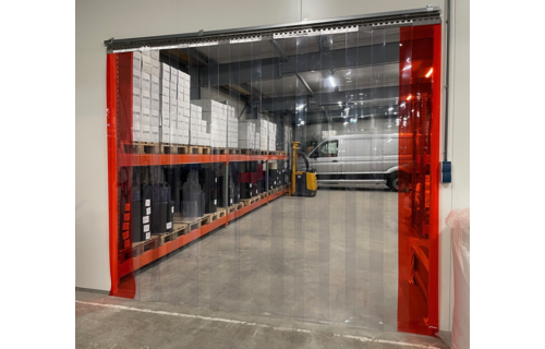 Strokengordijn op Maat - Kant en Klaar - Transparant pvc stroken 300x3mm