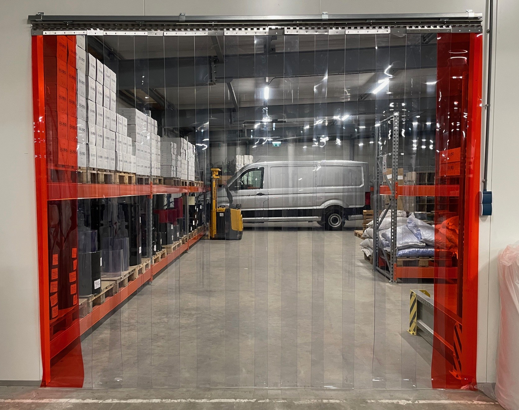 Strokengordijn op Maat - Kant en Klaar - Transparant pvc stroken 300x3mm