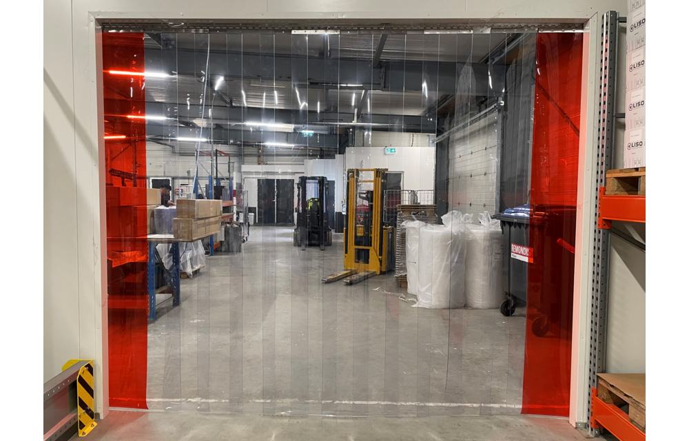 Strokengordijn op Maat - Kant en Klaar - Transparant pvc stroken 300x3mm