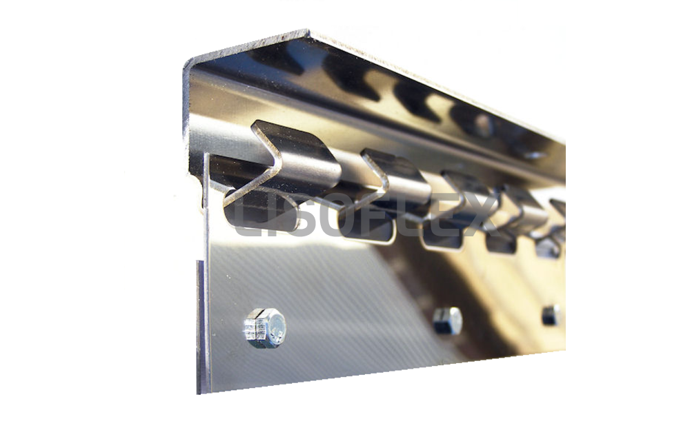 Strokengordijn op Maat - Kant en Klaar - Dubbel Geribbeld transparant pvc stroken 200x2mm