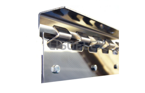 Strokengordijn op Maat - Kant en Klaar - Dubbel Geribbeld transparant pvc stroken 200x2mm