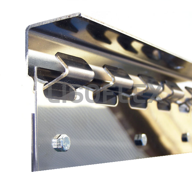 Strokengordijn op Maat - Kant en Klaar - Dubbel Geribbeld transparant pvc stroken 200x2mm