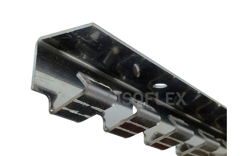 Strokengordijn op Maat - Kant en Klaar - Dubbel Geribbeld transparant pvc stroken 300x3mm